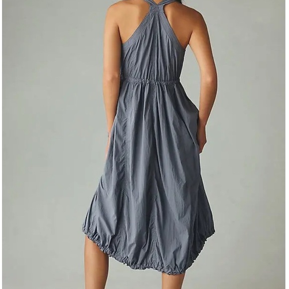 DAILY PRACTICE BY ANTHROPOLOGIE Free Fall Dress Blue Size S - Picture 2 of 8